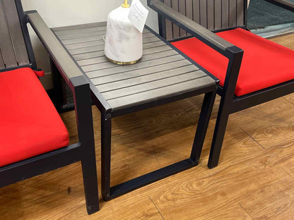 Crate & Barrel Outdoor Sofa, Chair, and Side Table Set