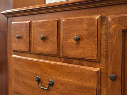 Ethan Allen'Country Crossing' Maple 6 Drawer & 1 Door Dresser