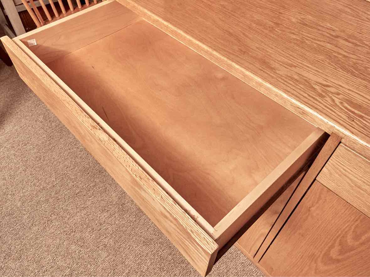 Lydon Furniture Oak China Cabinet with Glass Doors