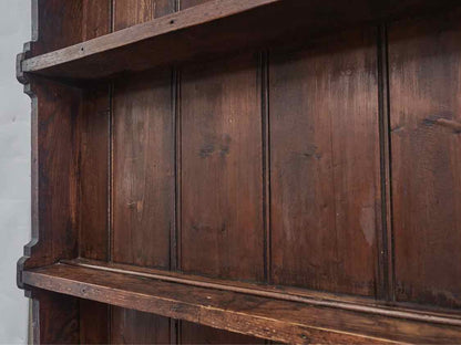 English Oak 2 Piece Welsh Cabinet with 6 Drawers & Shelf