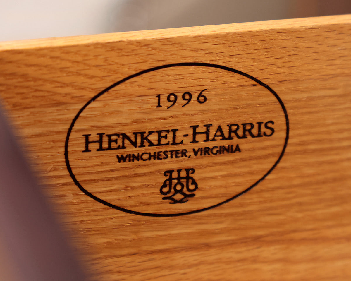 Henkel Harris Two Piece Cherry China Cabinet