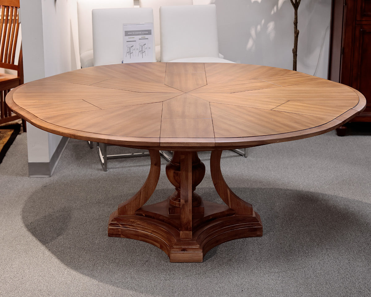 Restoration Hardware St. James Round Jupe Extension Dining Table