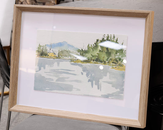 Serene Lake Framed Print I