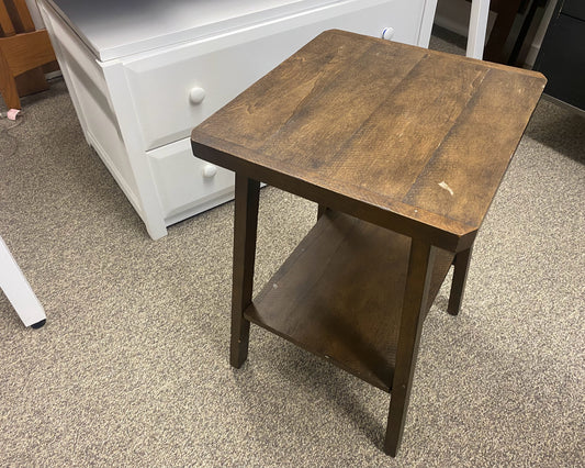 Pottery Barn Mateo End Table in "Salvaged Natural"