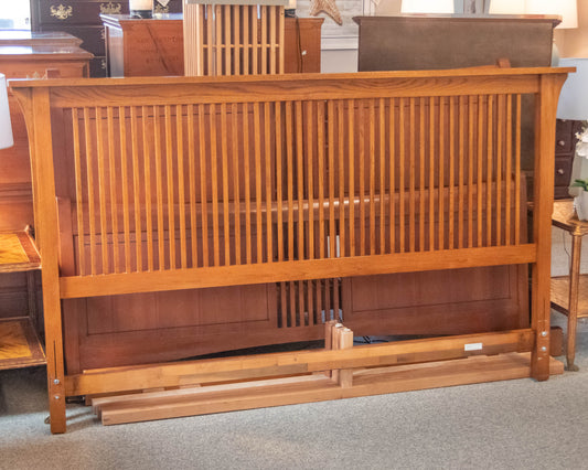 Thomasville Oak Mission King Headboard