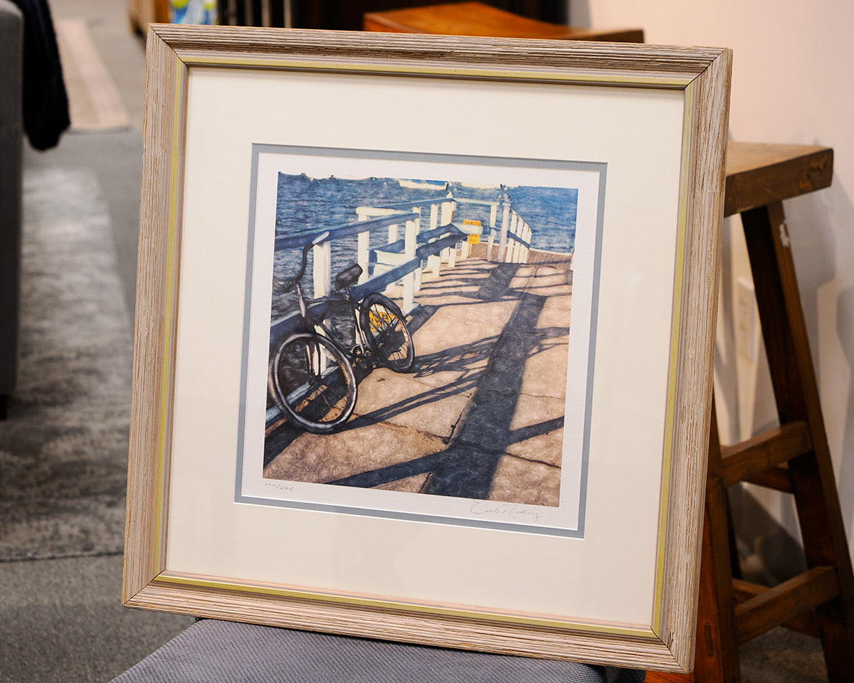 "Bicycle on Dock" Limited Edition by Rodriguez