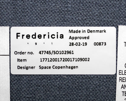 Design Within Reach 'Fredericia' Upholstered Chair and Ottoman