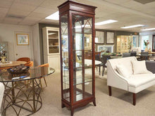 Jasper Cabinet Mahogany Lighted Curio Cabinet