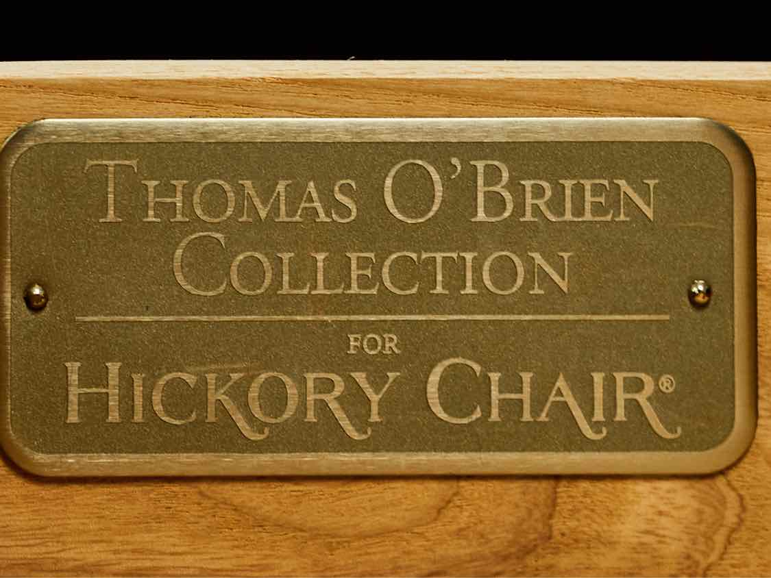 Pair of Thomas Obrien for Hickory Chair Mahogany Nightstands