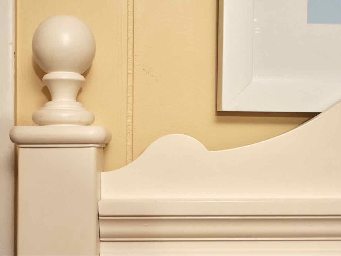 Legacy Kids White Arch Beadboard Twin Bed