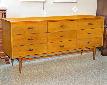Dixie Mid Century Triple Dresser