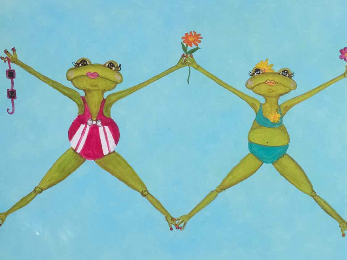 'Summer Splash I' Framed Print