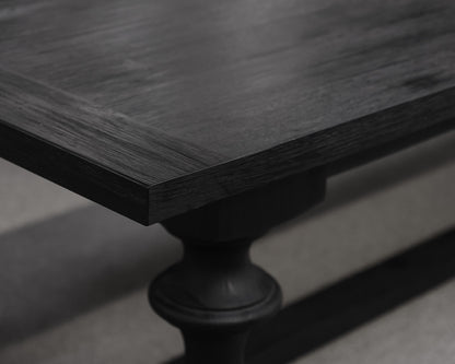 Restoration Hardware 17th C. Monastery Rectangular Dining Table in Black