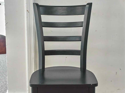 Set of 4 Emily Dining chairs in Black Finish