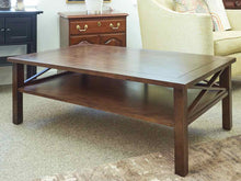 Ethan Allen Walnut Finish Stain Cocktail Table