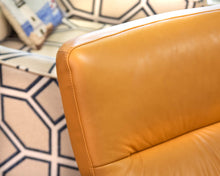 Ekornes Camel Leather High Back Recliner