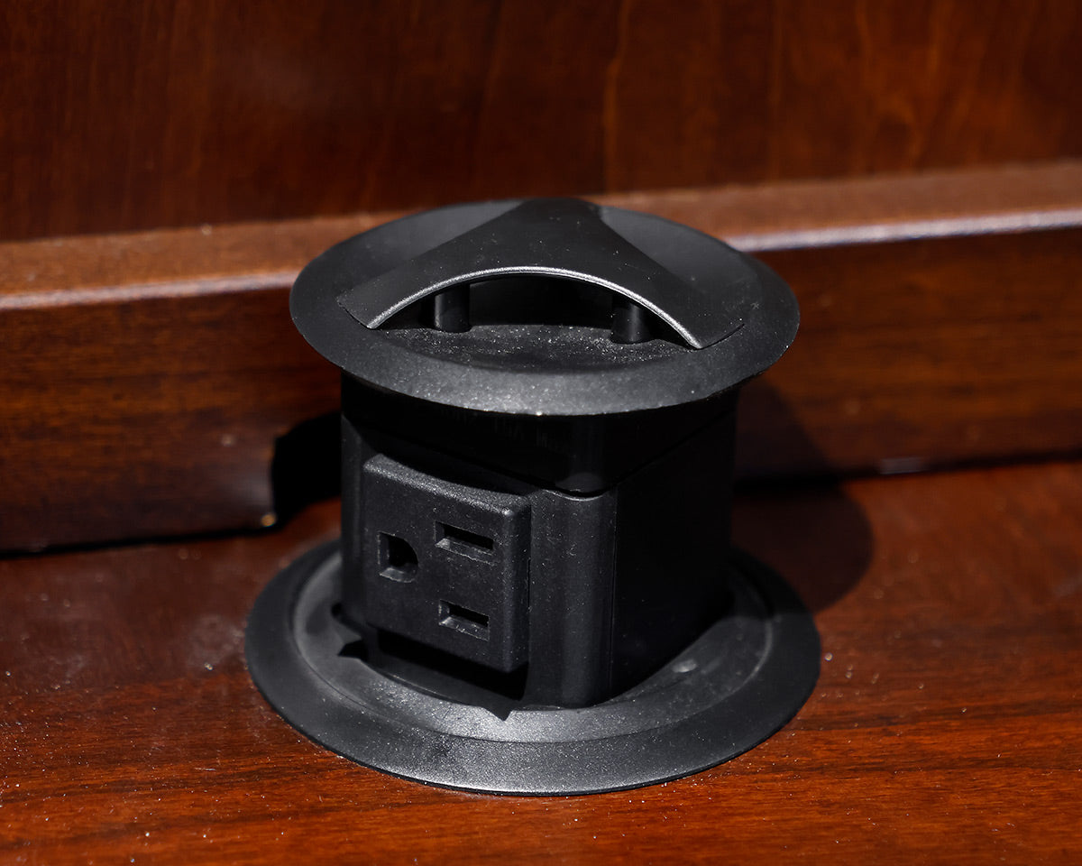 Mahogany 3-Piece Bookcase & Desk Unit