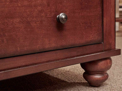 Aspen Home  Cherry Stain 3 Drawer 2 Open Compartments Media Furniture