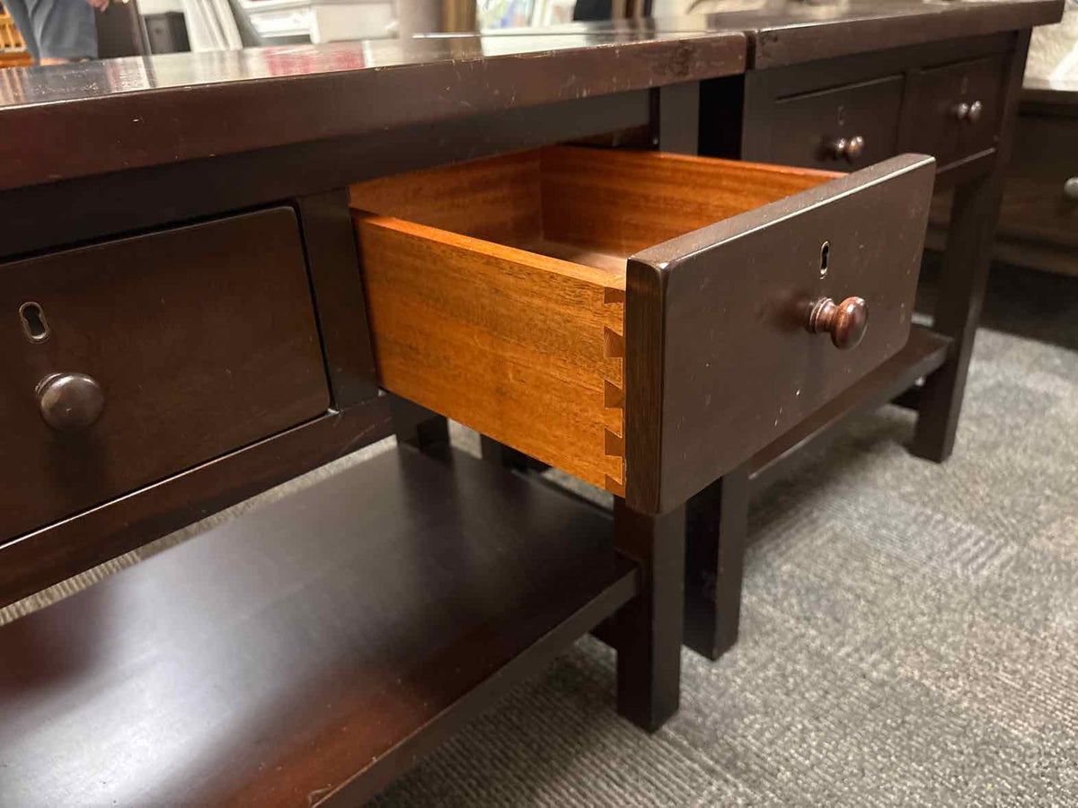 Pair of Pottery Barn 'Farmhouse' Nightstands