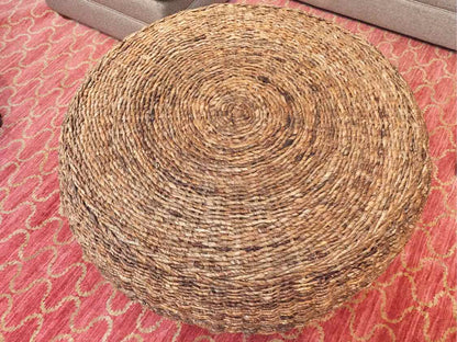 Woven Round Cocktail Table