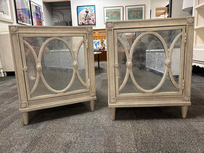 Pair of RH 'Elodie' Storage Nightstands