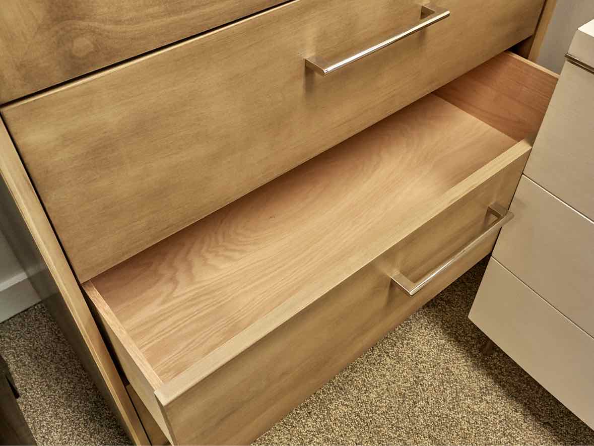 Gat Creek Amelia Armoire in Maple with Classic Barley Finish and Nickel Pulls