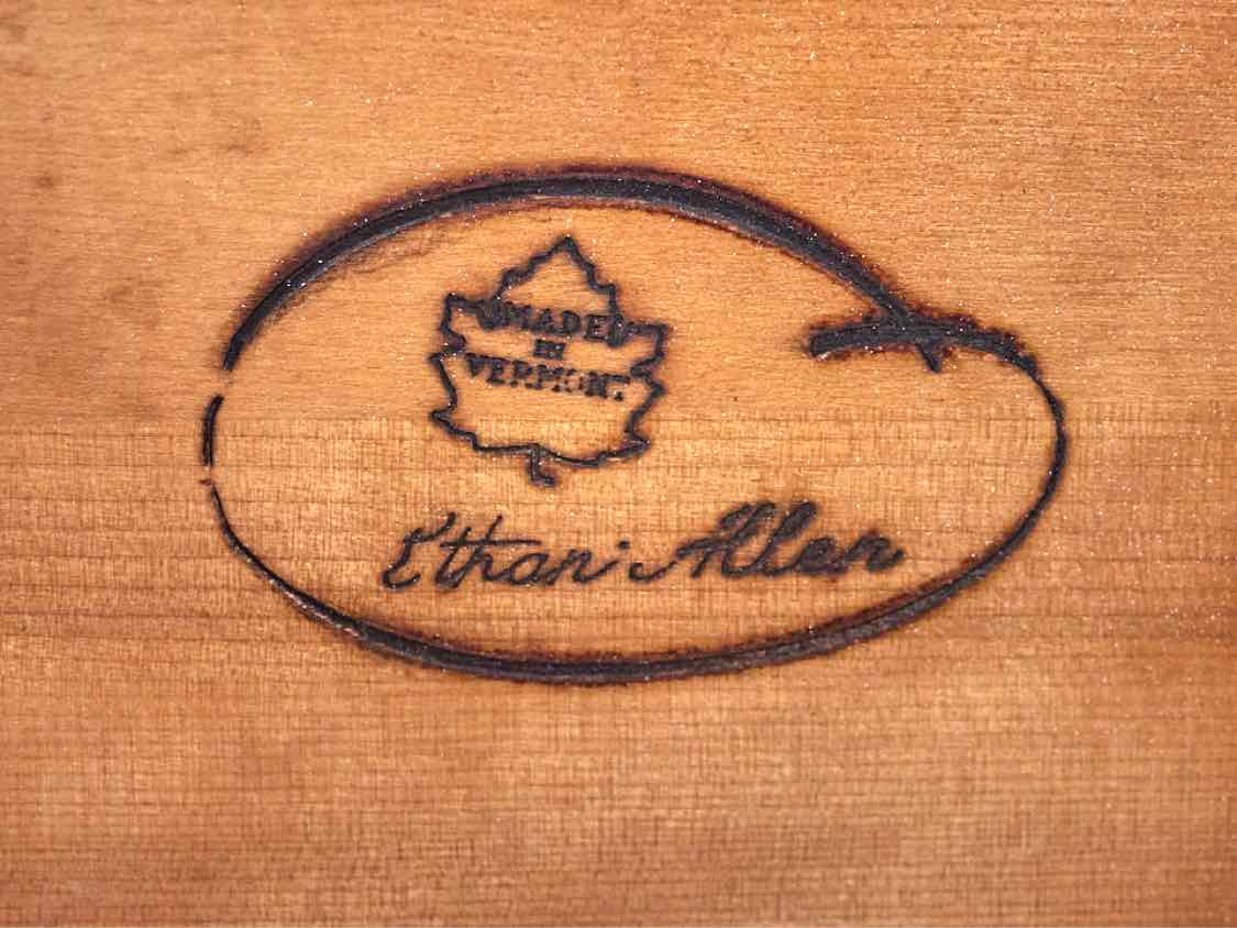 Vermont Maple Four Drawer Chest Finished in White