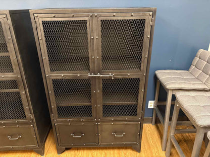 RH Vintage Industrial Steel Cabinet