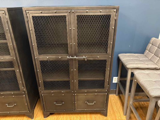 RH Vintage Industrial Steel Cabinet