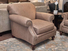 ThomasvilleTweed Blend Upholstered  Nailhead Trim Club Chair