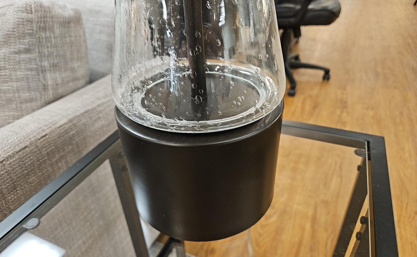 'Ketter Bronze' Glass Table Lamp