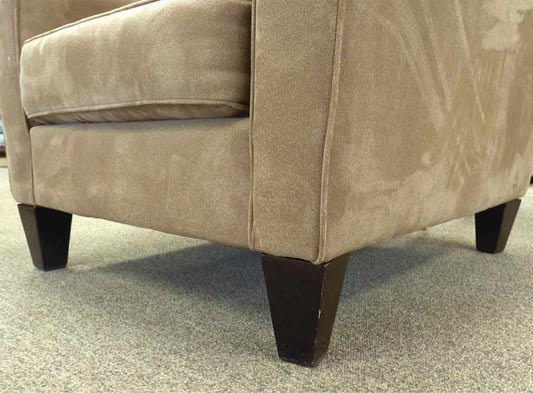 Bauhaus Upholstered Arm Chair in Light Brown