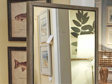 Crate & Barrel Standing Cheval Mirror In Pewter Gray Finish