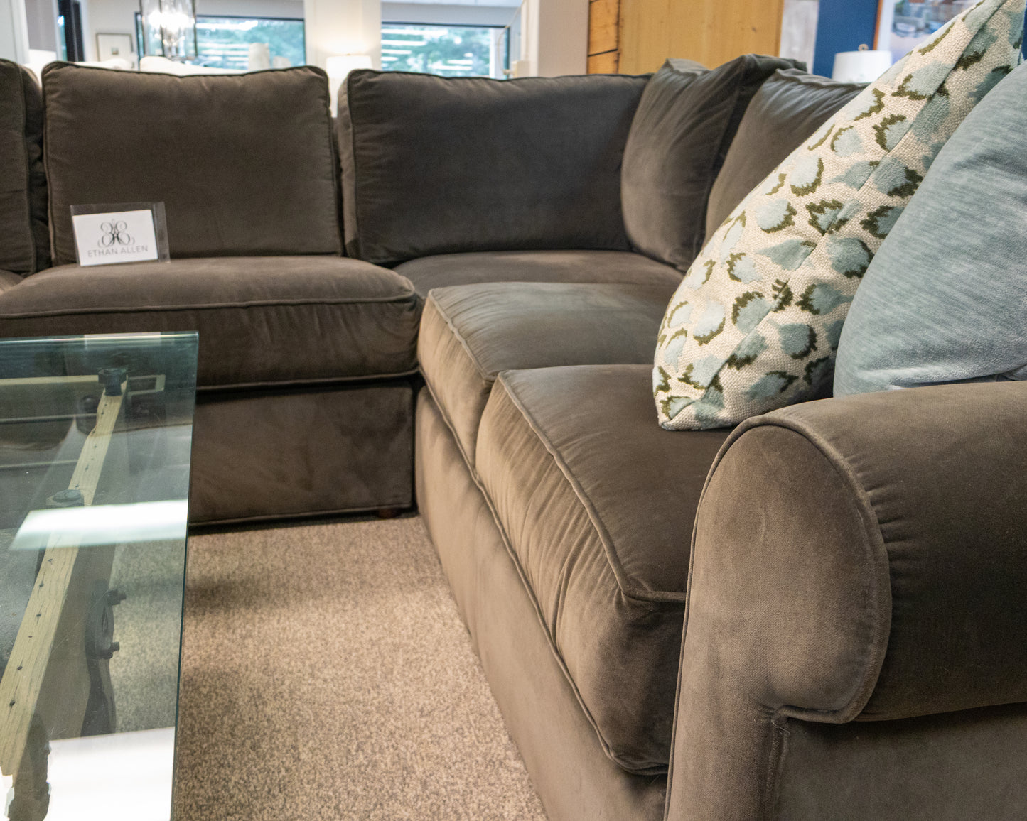 Ethan Allen 'Bennett' Four Piece Sectional
