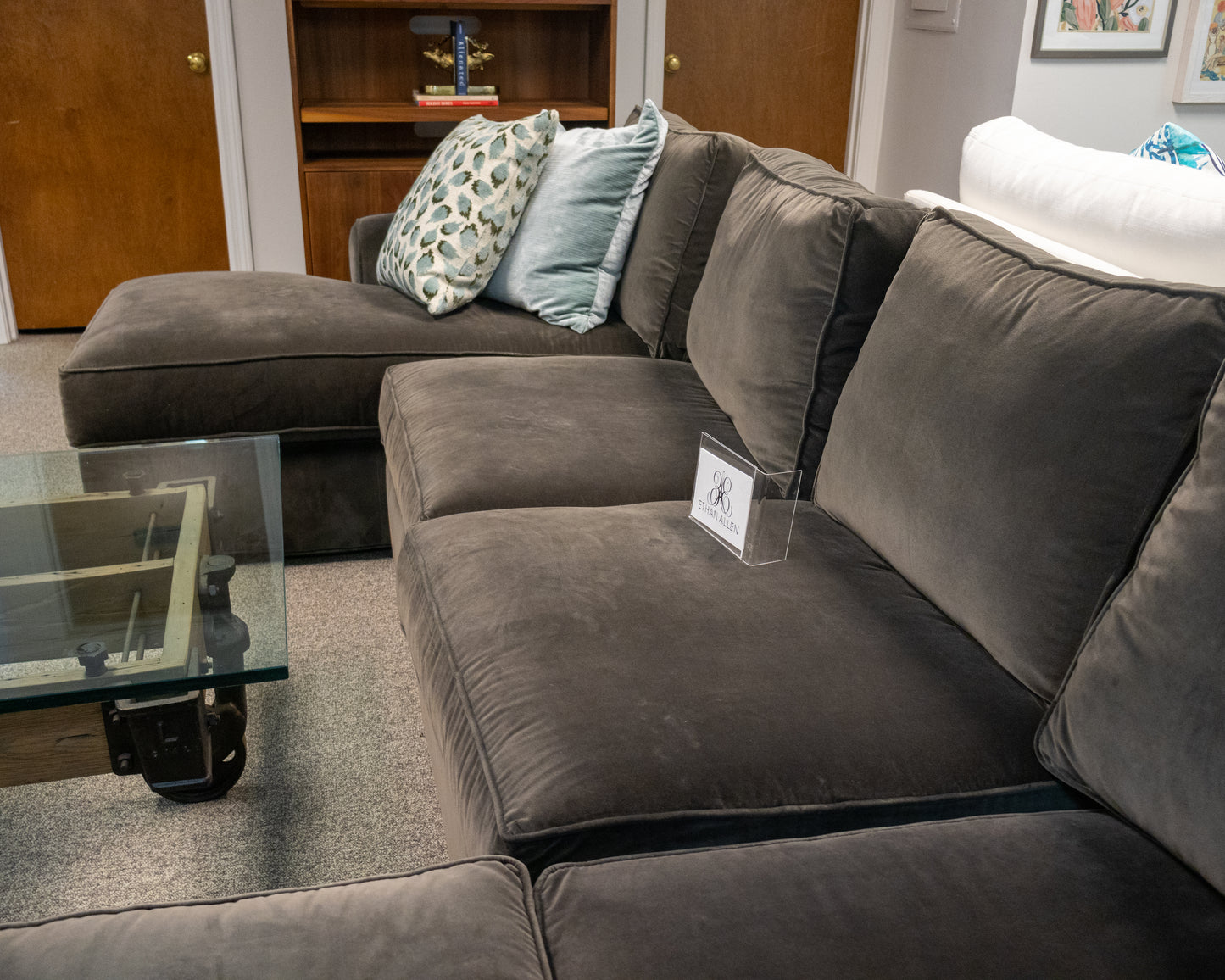 Ethan Allen 'Bennett' Four Piece Sectional