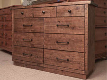 Pottery Barn Elm Wood Plank Top  Dresser with 9 Drawers