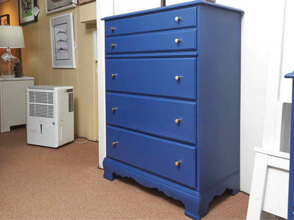 Custom Finish 'Encore Blue' 4 Drawer Chest