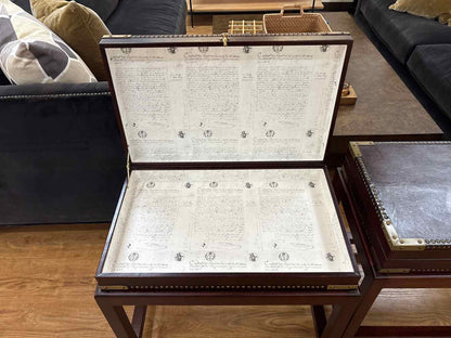 Sarreid Ltd Pair of 'Winchester' End Tables