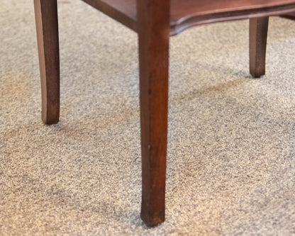 Solid Mahogany One Drawer Nightstand