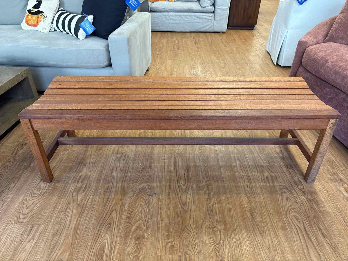 Seasons Four Curved Wooden Bench