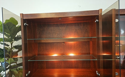 Redwood & Glass Cabinet