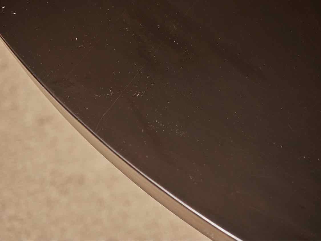 Arhaus 'Leighton' Ebony Espresso Finish Round  Dining Table