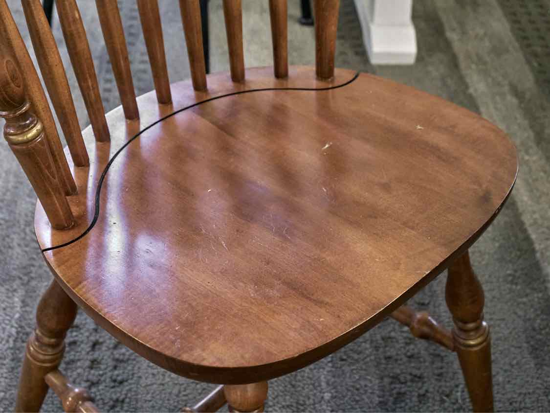 Hitchcock Maple Oval Table & 6 Chair Set