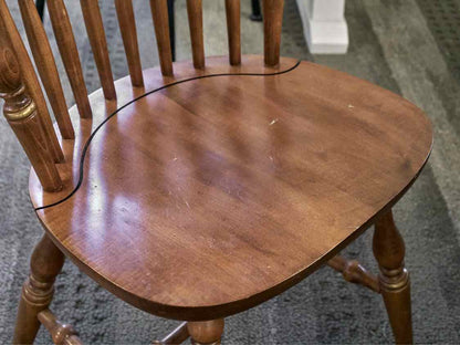 Hitchcock Maple Oval Table & 6 Chair Set