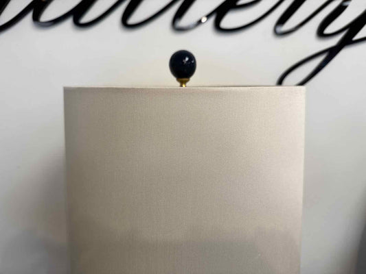 Porcelain Pine Green Vase Lamp