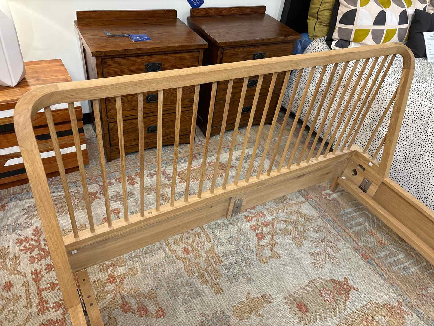 Ethnicraft 'Spindle' Queen Bed