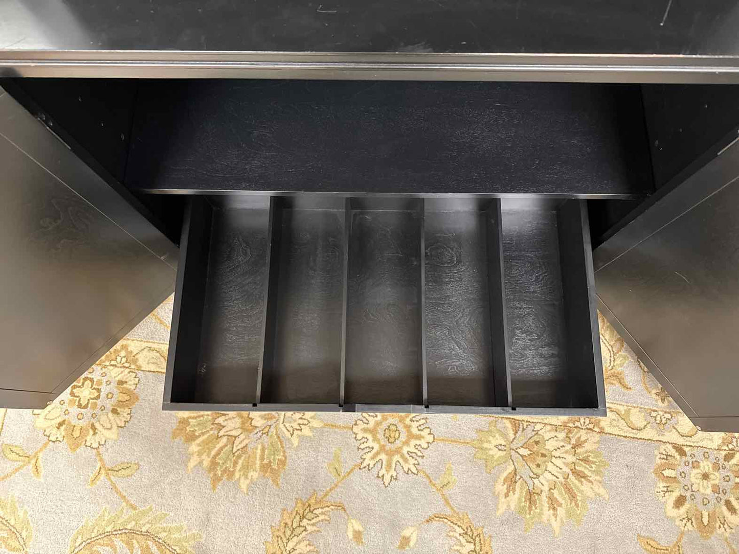 Pottery Barn Black China Cabinet