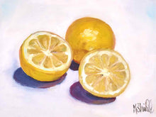 Lemons Still Life Art Print