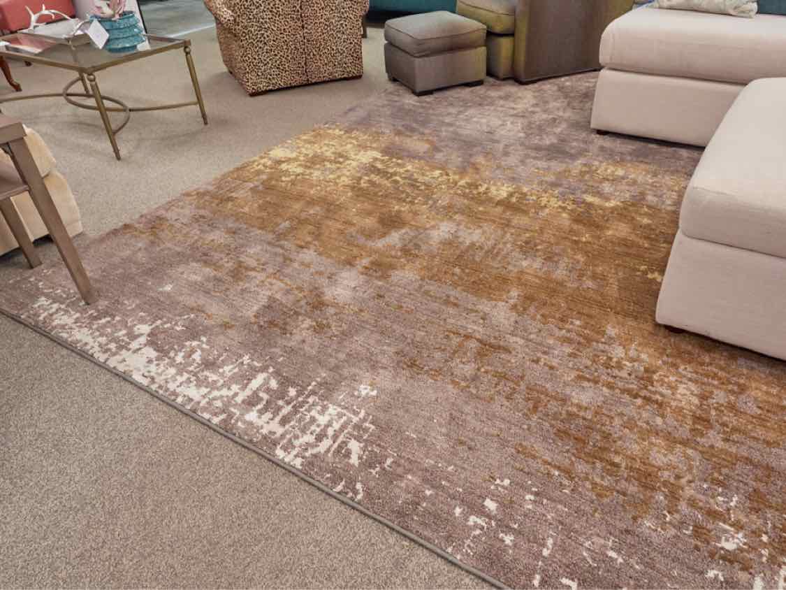 Contemporary Earth Tones Area Rug