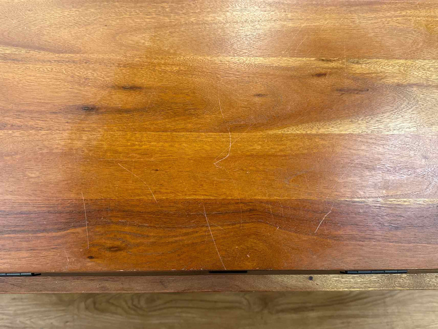 Crate & Barrel Drop Leaf Cherry Console